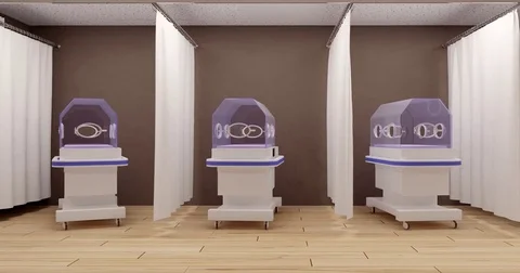 Incubator for newborns Video stock 75802496