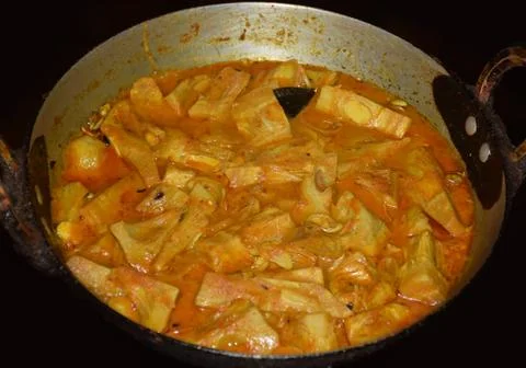 Indain Jackfruit Curry Dish Stock Photos