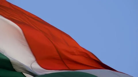 Indan flag Stock Footage 153378066