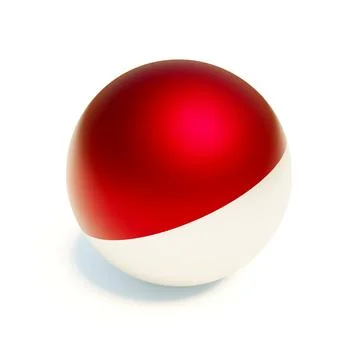 Indanesian flag sphere Stock Illustration
