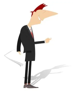 Indecent gesture Stock Illustration