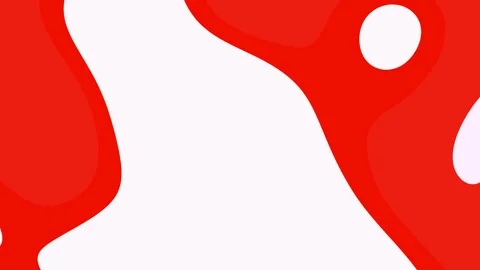 Independence canada day red abstract shapes celebrate freedom on a white backgro Stock Footage 312680584