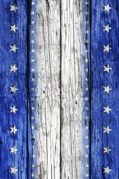 Independence Day, 4th of July. Rustic wooden surface background Stock Photos