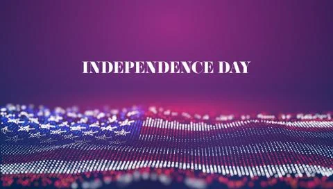 Independence day abstract vector background. USA flag. 4th of july national c イラスト素材
