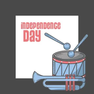 Independence day american Stockillustratie