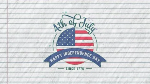 Independence day animations Stock Footage 197021025