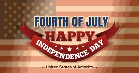 Independence Day background. Fourth of July Stock Illustration