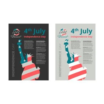 Independence day banner Stock Illustration