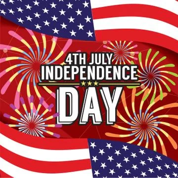 Independence Day Banner Vector Illustration Stock Illustration