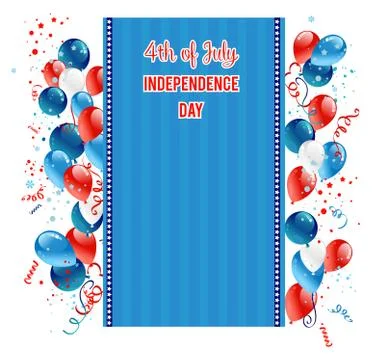 Independence day card Stock Illustration