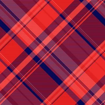 Independence day check background fabric, italian tartan texture pattern. T.. Stock Illustration