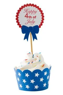 Independence day cupcake Stock Photos