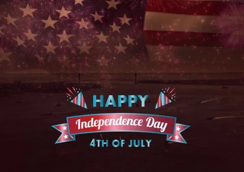 Independence day design Stock Photos