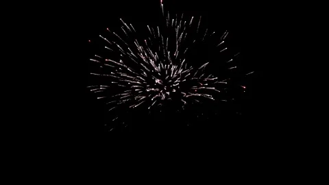Independence day fireworks celebration Stock Footage