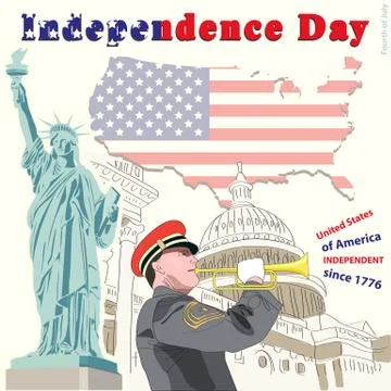Independence Day Stock Illustration