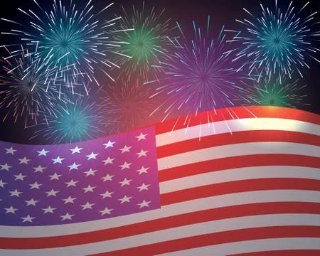 Independence day Illustrazione stock