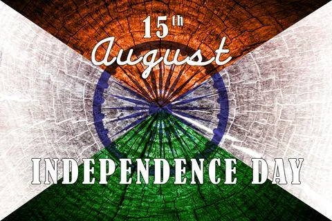 Independence Day India. Abstract pattern in the colors of the flag of India. 스톡 일러스트