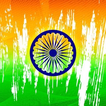 Independence Day India background. Template. Stock Illustration