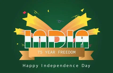 Independence Day of India Illustrazione stock