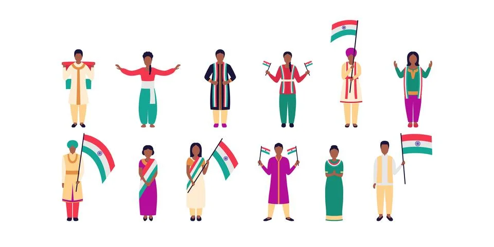 Independence Day of India Stock Illustration