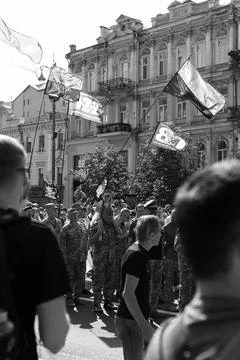 Independence day march Stock Photos