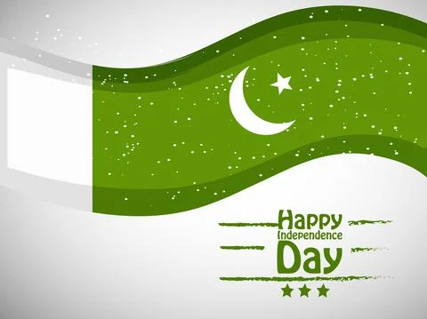 Independence Day of Pakistan Stock-Illustration