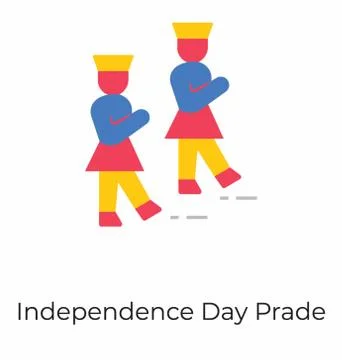 Independence Day Parade Stock-Illustration