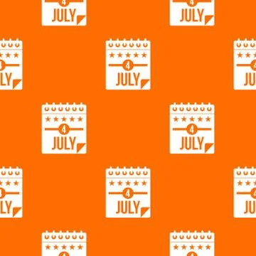 Independence day pattern seamless Illustrazione stock