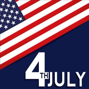 Independence day poster Stock Illustration