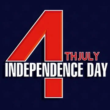 Independence day poster Stock Illustration
