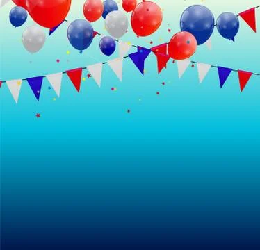 Independence Day Poster Vector Illustration Stock Illustration