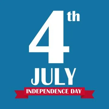Independence Day Poster Vector Illustration Illustrazione stock