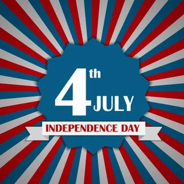 Independence Day Poster Vector Illustration Stock Illustration