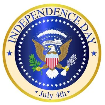 Independence Day Seal Stock Illustration