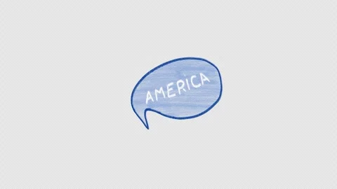 Independence Day Speech Bubble Animation Stock Footage 311077868