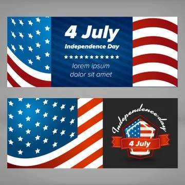 Independence day usa Stock Illustration
