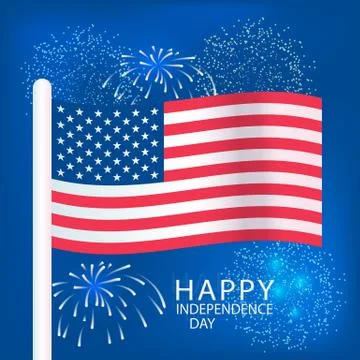 Independence day usa Stock Illustration