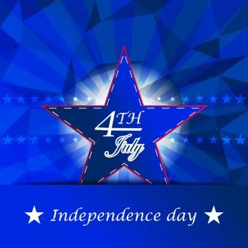 Independence day - vector background Stock Illustration