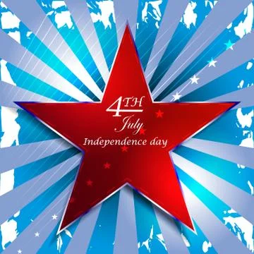 Independence day - vector background Stock Illustration