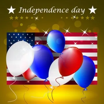 Independence day - vector background Stock Illustration
