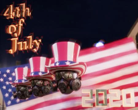 Independence Day4 Stock Illustration