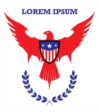 Independence Eagle Stock Illustration