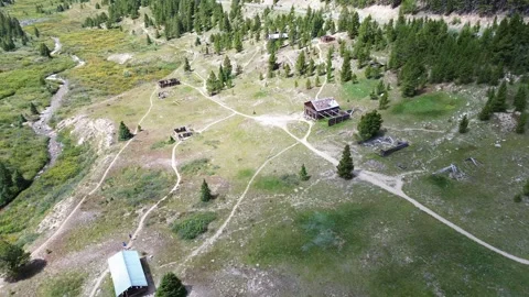 Independence Ghost Town in Colorado Video stock 287412934