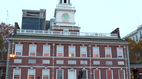 Independence Hall Stock Footage 58823846