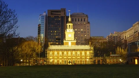 Independence Hall Stockbeeldmateriaal 85864917