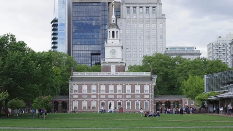 Independence Hall Stock Footage 248471608