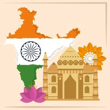 Independence indian day Stock Illustration