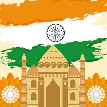 Independence indian day Stock Illustration