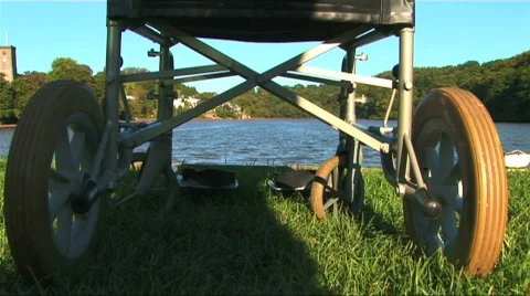 Independence with mobility aids Stock Footage 265782
