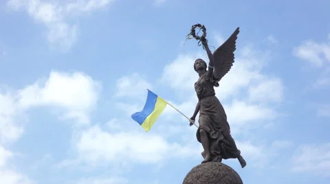 Independence Monument in Kharkiv Video stock 68143046